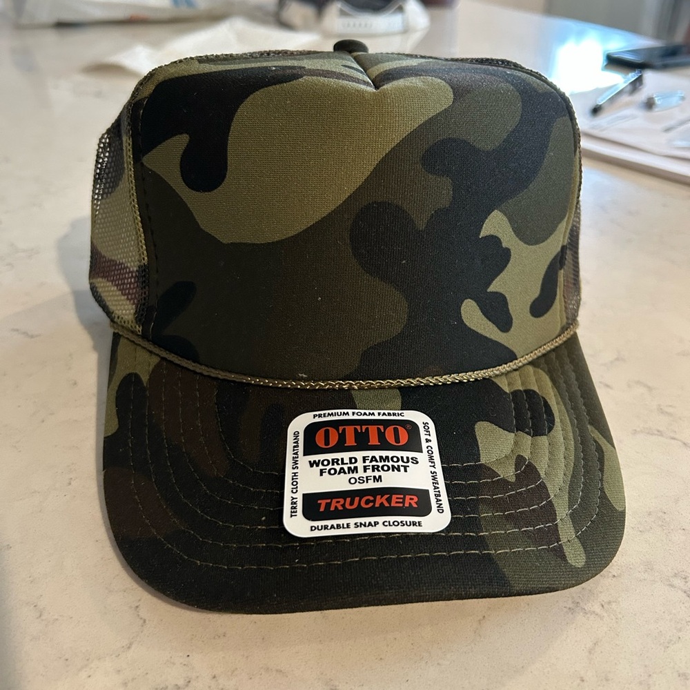 Camo Otto trucker hat